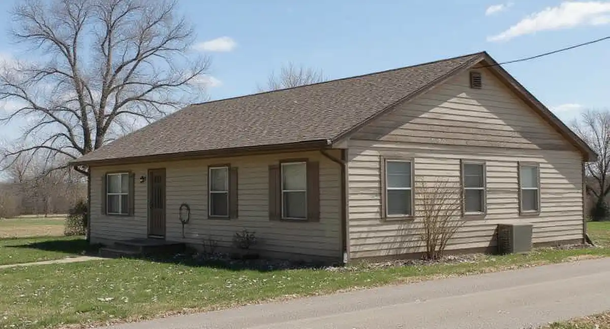 Aging shingle roof on ranch home in Pleasant Grove, Kansas
