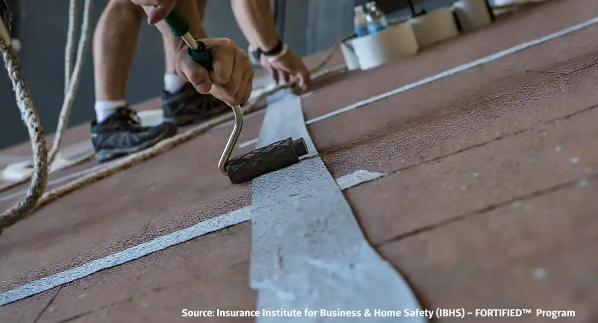 Class 4 impact-resistant shingles installed on Kansas residential roof