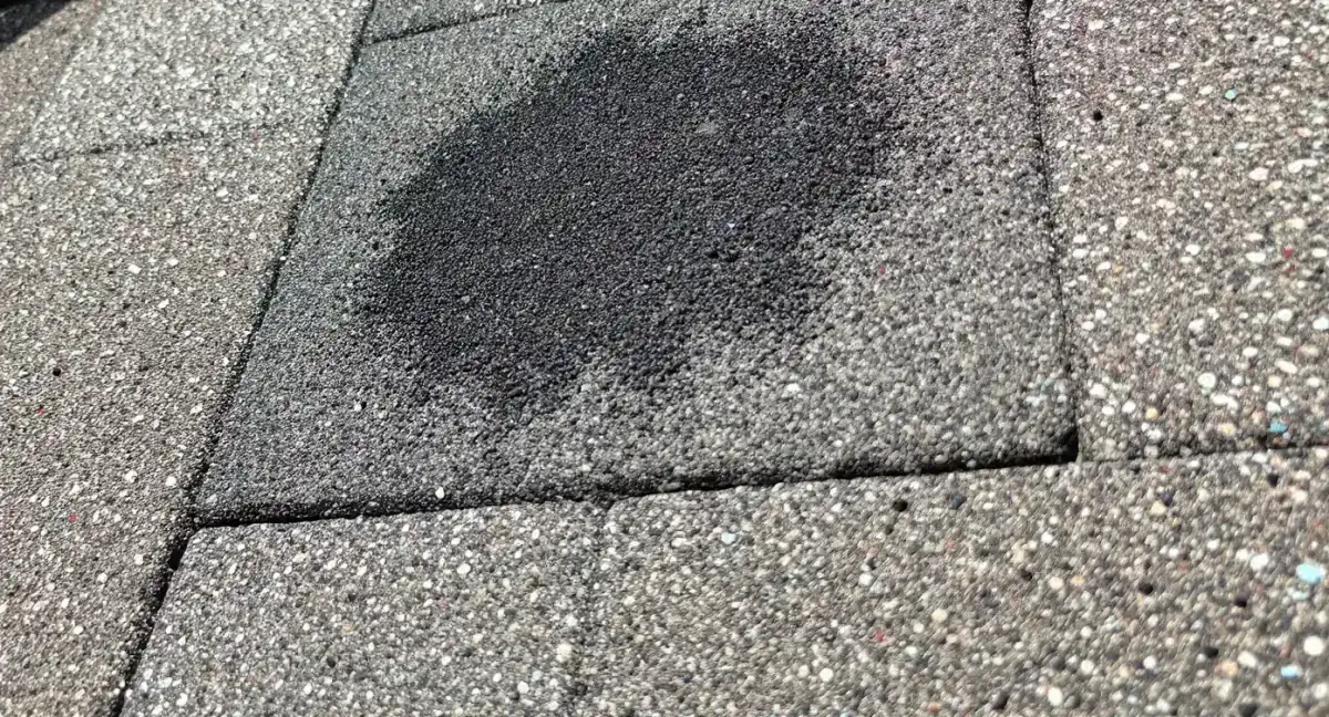 Granules Collecting in Your Gutters